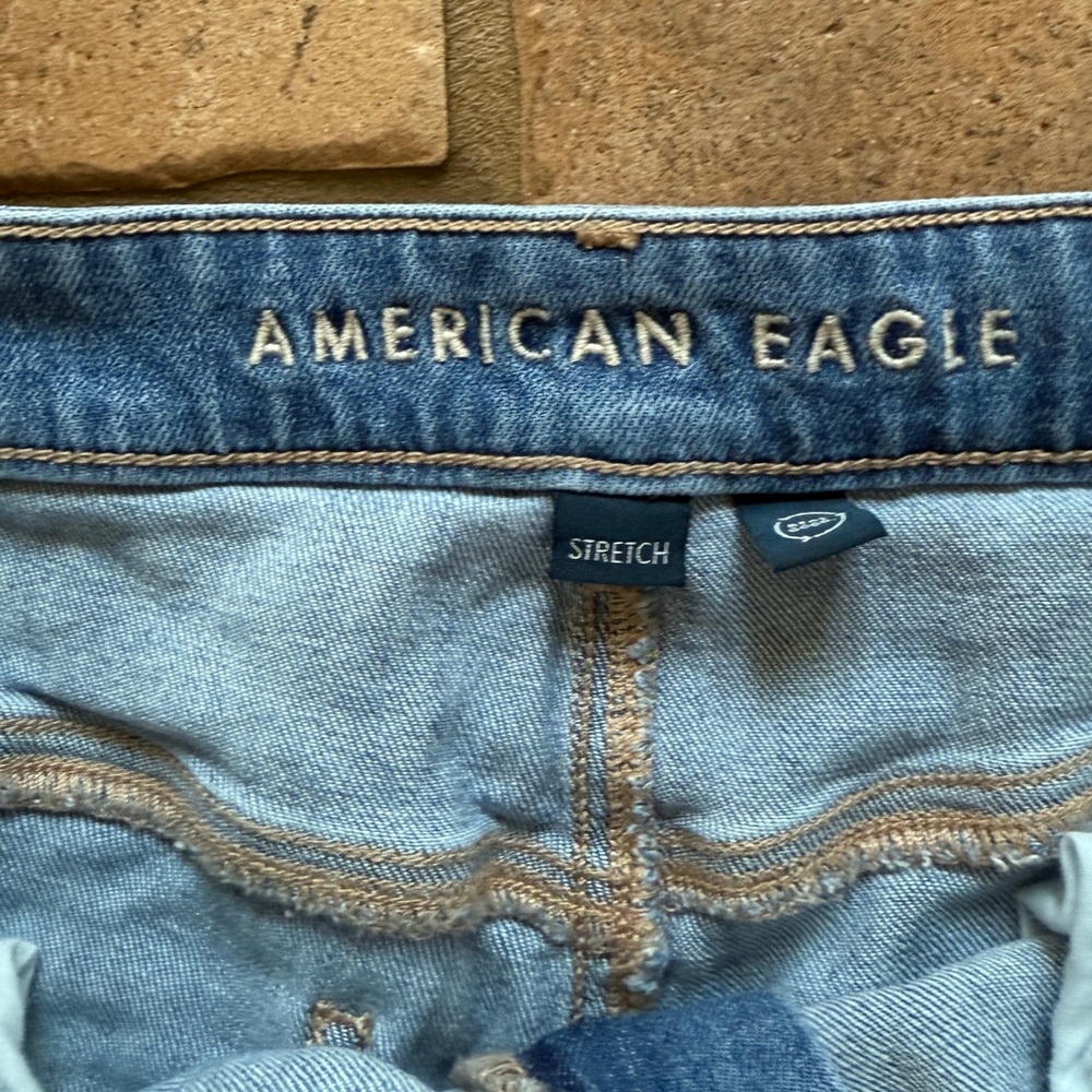 American Eagle High Rise Baggy Wide Leg Jean and Top Bundle - Picture 7 of 11